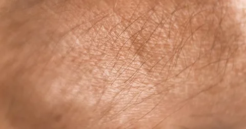 Hand skin texture close-up. Arm surface macro shooting. Body and healthcare Stock Footage 315338568