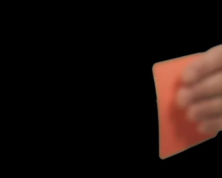 Hand Slaps Note Stock Footage 754650