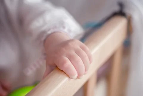 Hand of a small child Foto stock
