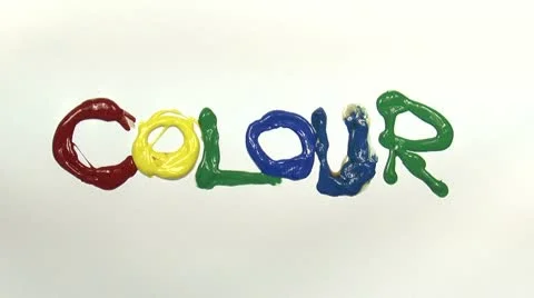 Hand smears color on white Stock Footage 10786355