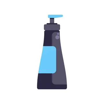Hand soap dispenser pump bottle liquid hygiene product Stock Illustration