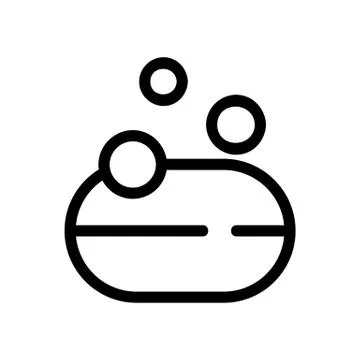 Hand soap icon vector. Isolated contour symbol illustration Stock-Illustration