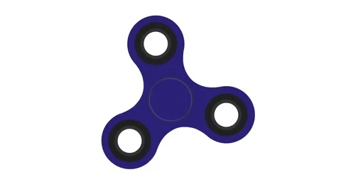 Hand spinner fast spins Stock Footage 78784009