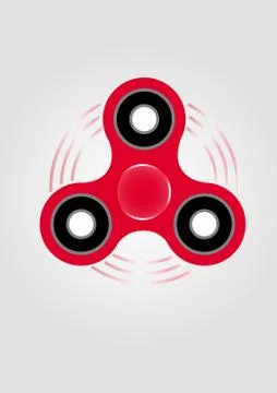 Hand spinner fidget toy 스톡 일러스트
