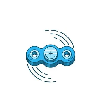 Hand spinner vector Stock Illustration