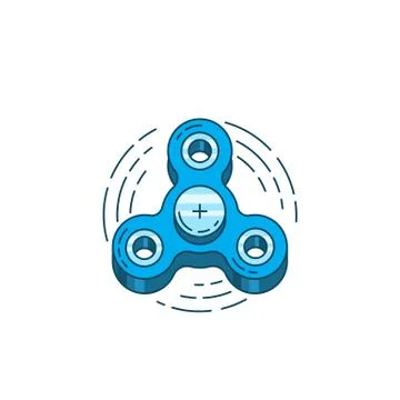 Hand spinner vector Stock Illustration