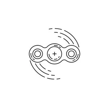 Hand spinner vector Stock Illustration