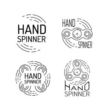 Hand spinner vector Stock Illustration