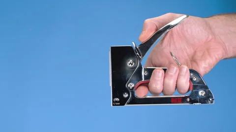 Hand-Staple-Gun 스톡 동영상 217516384
