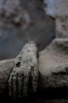 Hand of statue Fotos Stock