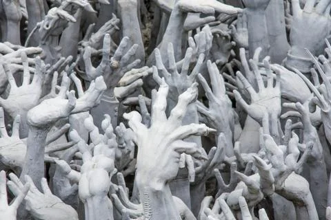 Hand statue Stock Photos