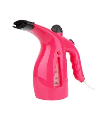 Hand steamer for clothes Stock Photos