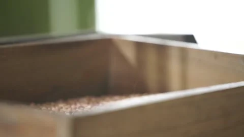 The hand that is stirring the nuts Stock Footage 259271000