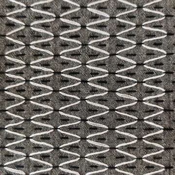 Hand Stitched Geometric Fabric Pattern.  Stock Photos