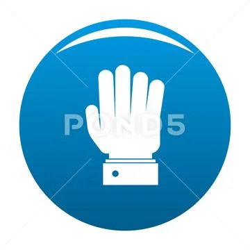 Hand Stop Vector Art & Graphics