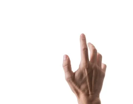 The hand stretches upwards Stock Photos