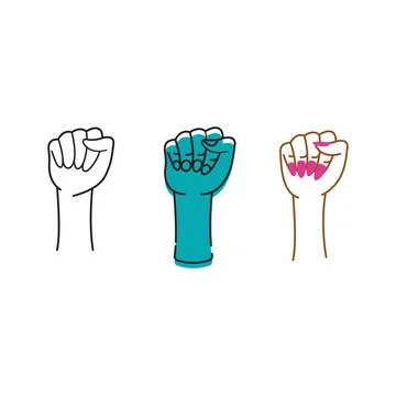 Hand Strong Template vector icon Stock Illustration