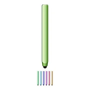 Hand stylus pen cartoon vector graphic Illustrazione stock