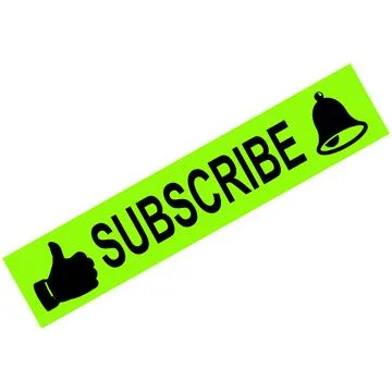 Like hand subscribe and bell internet banner Stock Illustration