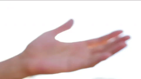 Hand to sun. Video stock 55442294