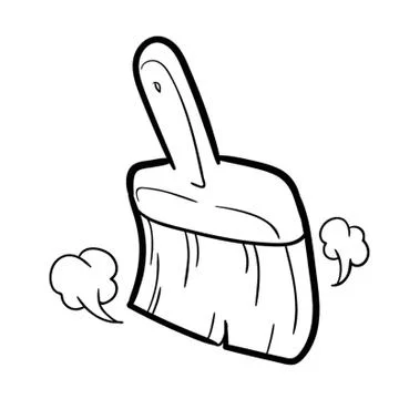 Hand sweeper Stock-Illustration