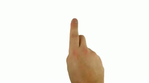 Hand Swipe Touchscreen iPhone iPad Android Mobile Green Screen Alpha Stock Footage 11189245