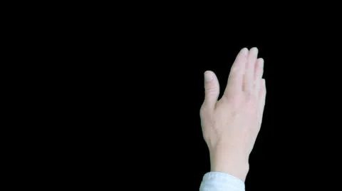 Hand swiping Stock Footage 24760246