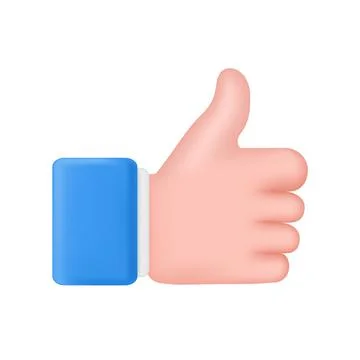 Hand symbol like approved Stock-Illustration
