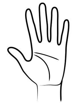 Hand symbol Stock Illustration