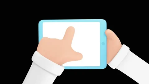 Hand tablet 143 Stock Footage 223296331