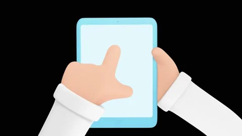 Hand tablet 156 Stock Footage 223296350