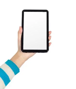 Hand tablet pc Stock Photos