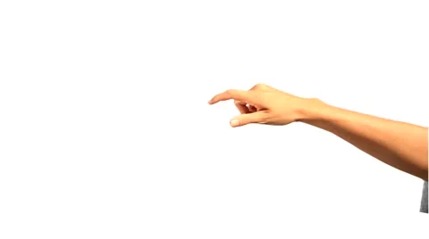 Hand Take Gestures For Tablets And Smartphones Video stock 46194921