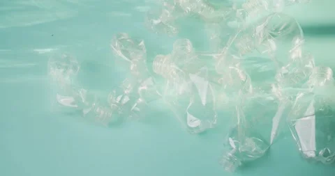 Hand take plastic bottles waste Stock Footage 238384011