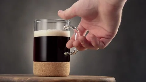 Hand takes a cup of coffee Stock Footage 151793981