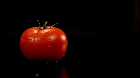 Hand takes a tomato Stock Footage 76472025