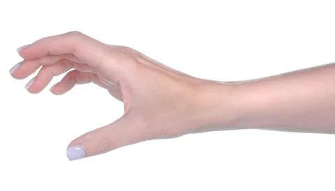 Hand taking empty Stock Photos