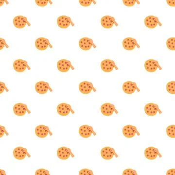 Hand taking a pizza slice pattern on white Stock Illustration