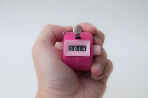 Hand tally. Stock Photos