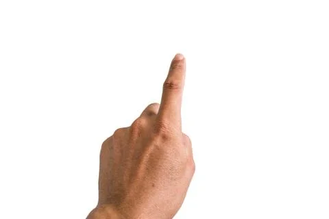 Hand is thatting do the activity Stock Photos