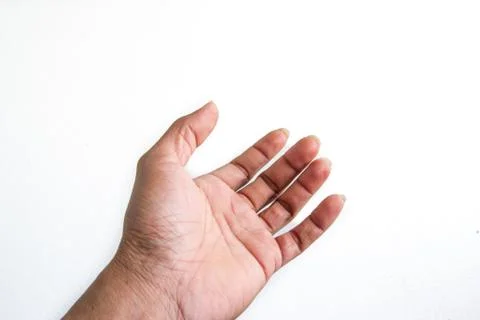 Hand is thatting do the activity Stock Photos