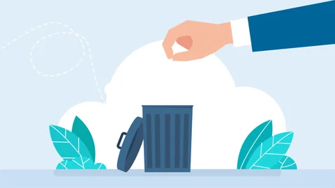 Hand throwing a speech bubble in a waste bin. Spreading misinformation in media Stock Footage 336504483