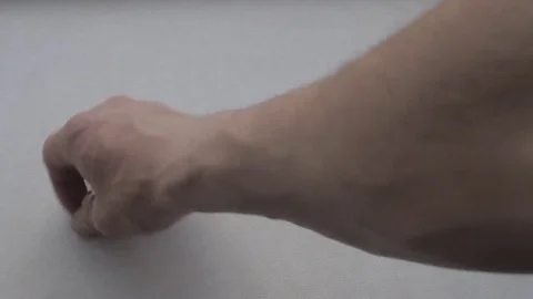 The hand throws the dice Stock Footage 76304771