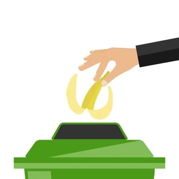 The hand throws Stock Illustration