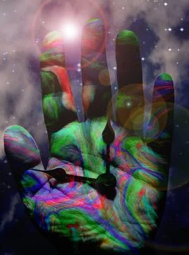 Hand of Time Surreal Hand with Clock Hands Copyright: xZoonar.com/BrucexRo... Stock Photos