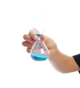 Hand with a timer 스톡 사진