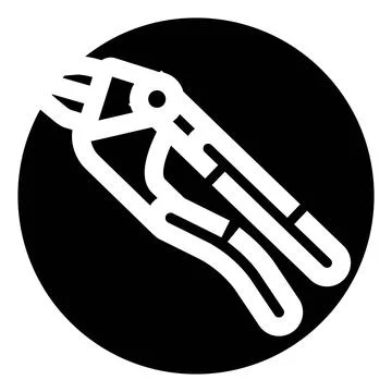 Hand tool pliers for construction and repair work Stock Illustration