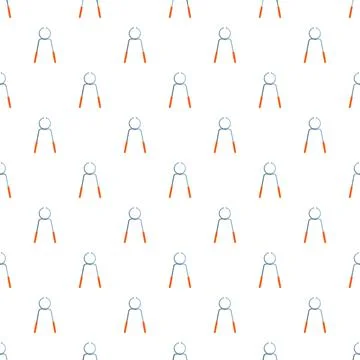 Hand tool pliers seamless pattern representing diy and repair 스톡 일러스트