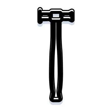 Hand tool for repair and construction work Ilustración de archivo