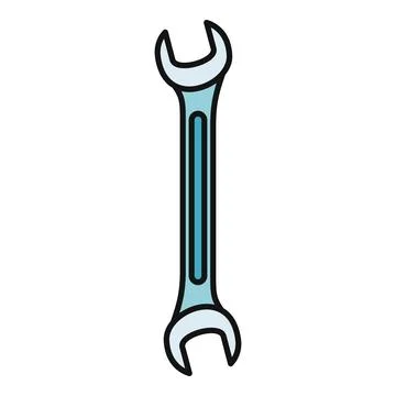 Hand tool vector icon illustrating repair and maintenance Illustrazione stock